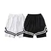 Shorts de Verano para Hombre, Marca de Moda High Street 2025 Nuevos Pantalones Casuales Modernos de Cinco Puntos, Pantalones Anchos Sueltos de Tallas Grandes