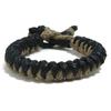 Punk nova fábrica direta tecido à mão retrô pulseira de corda de cânhamo simples casual pulseira joias fornecimento transfronteiriço