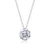Collar Colgante de Cadena Larga Estilo Coreano En Stock Versátil Transfronterizo Simple Moda Plata S925 Moissanita Estilo Yis Verano para Mujeres