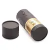 Latas de Té, Latas de Papel para Empaque de Tubo de Pañuelos para Coche, Cilindros de Papel Kraft de Alta Calidad Impresos a Color Hechos a Medida, Tubos de Papel Hechos a Medida