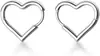 Nuevos Pendientes de Aro con Forma de Corazón Europeos y Americanos 2024 Pendientes de Amor de Moda Joyería para Orejas Casual Joyería Diaria para Fiesta para Mujeres