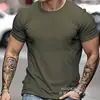 [Algodão T Tamanho Europeu] Cruzamento Europeu e Americano Liso Cor Pura Modal Gola Redonda Manga Curta Uniforme Impresso para Grupo de Publicidade
