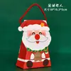 Caixa de Presente de Natal Aberta com Desenho Fofo Sacola de Presente de Doces de Natal para Crianças Embalagem de Lembrancinha Desenho Animado Bolsa