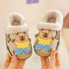 Pantuflas Infantiles Otoño Invierno Nuevo Estilo Unisex Niños Desmontables Interiores Hogar Impermeables Antideslizantes Pantuflas de Invierno de Algodón para Niños