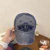 Gorra de Béisbol Transfronteriza de Moda Sombrilla para el Sol al Aire Libre Bordado con Letras Unisex Gorra de Pato Visera Curva Letras en Inglés
