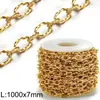 Cadena de Acero Inoxidable Chapado al Vacío en Oro de 18 Quilates Varios Tipos de Cadena de Cola Cadena de Extensión Cadena Gruesa Pulsera Collar Cadena DIY Venta al por Mayor de Cadenas
