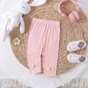 Leggings de Siete Puntos para Niña Estilo Fresco de Verano Finos Estilo Princesa Ropa Exterior Nueva y Cómoda para Niña