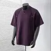 Camisa de Manga Corta Unisex Casual Holgada Transpirable Fresca Cómoda con Diseño de Pliegues Tridimensionales y Remaches, Estilo Nuevo Verano 2026