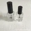Fornecimento Atacado 7ML alta qualidade pequena garrafa de vidro frasco de esmalte com tampa pode ser personalizado