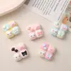 Dibujos animados DIY accesorios de resina accesorios cerdo a cuadros cerdo pegamento de crema pasador hecho a mano funda de teléfono móvil hebilla de zapato accesorios lote