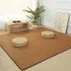 Tapete Fresco de Rattan Japonês Sala de Estar Quarto Varanda Tapete de Chão Tatami Quarto Verão Mesinha de Cabeceira Rastejante Tapete de Rattan