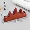 Sujetalápices Liupintang, Soporte para Bolígrafos, Montaña de Bolígrafos, Utensilios de Caligrafía, Estante de Madera Maciza para Colgar Bolígrafos, Sujetalápices Creativo, Adornos de los Cuatro Tesoros del Estudio