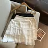 Foto Real 2026 Primavera/Verão Nova Moda Elegante Cintura Alta Emagrecedor Camadas Ruffle Estilo A Saia
