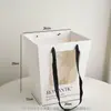 Bolso Shangjin Estilo Pintura al Óleo Siciliana Bolso de Mano Engrosado con Ramo de Flores Bolsa para Regalo con Empaque Arte Floral