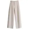 Pantalones de pierna ancha elegantes y a la moda para mujer, nueva colección otoño/invierno 2026, de cintura alta, adelgazantes, de pierna recta, adecuados para el trabajo, uso elegante y casual