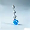 Cortina de cuentas acrílicas colgante colgante de ingeniería accesorios de decoración de lámpara de cristal bola colgante de gota de agua acrílica accesorios colgantes de boda