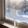 [Hielo Azul Copo de Nieve Grande] Lanyard para Cámara CCD Cuentas Hechas a Mano Corazón de Niña Cadena para Teléfono Móvil Ins Colgante Lindo para Teléfono Móvil