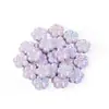 Flor de Estrella de Cinco Puntas Colorida Recubierta de UV Acrílica Cuentas de Caramelo Color Degradado Agujero Recto Cuentas Sueltas Accesorios para Cadena de Teléfono DIY