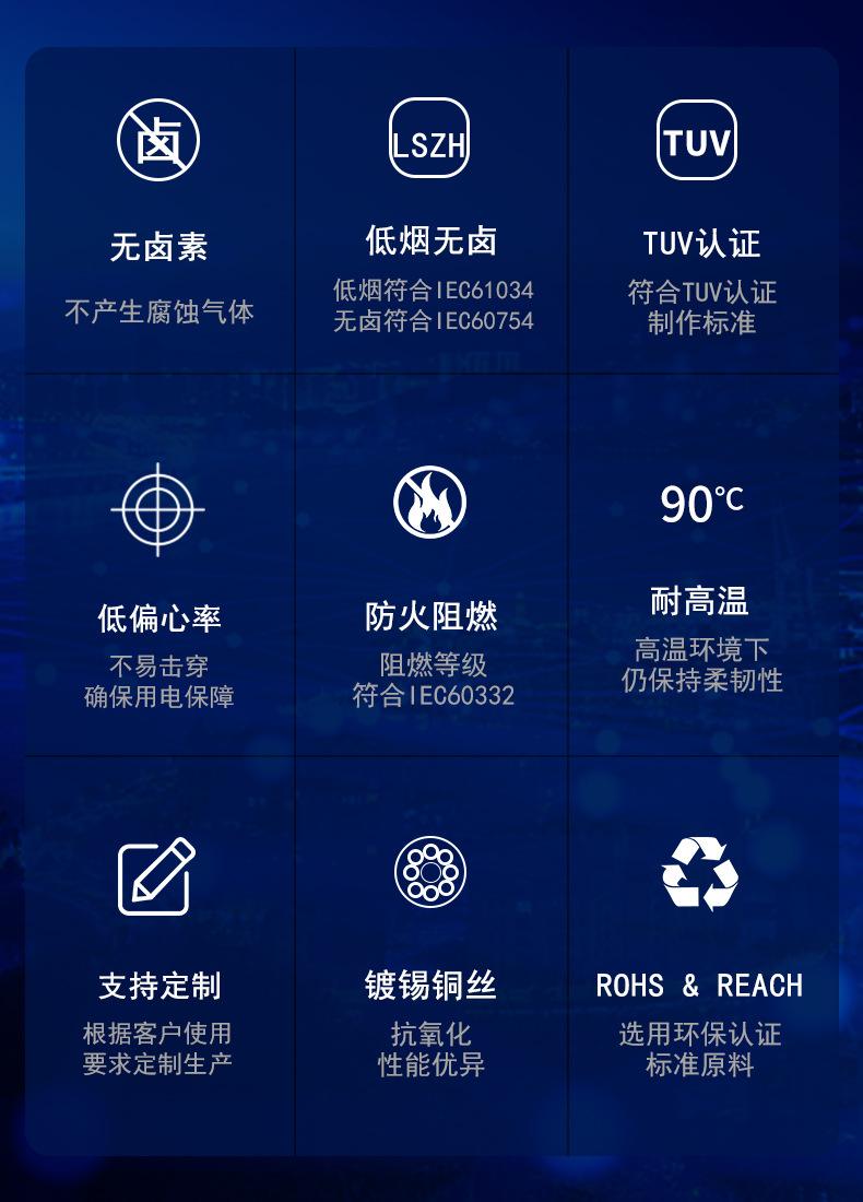 TUV认证多芯防火电缆