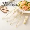 Palillos de entrenamiento para niños, diseño lindo de ciervito, palillos de aprendizaje con rebote automático, palillos con agarre para el pulgar para postura correcta, palillos para bebé