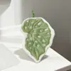 Padrão de folha de planta, adequado para decorar uma planta Costela-de-Adão, toalha de mão para pendurar para cozinha, banheiro e lavabo, toalha fofa e grossa