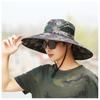 Chapéu de Pescador Homens Chapéu de Verão Pesca Chapéu de Sol Big Eave Montanhismo ao ar livre Sun Hat Homens Ciclismo Viagem