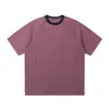 Camiseta Raglán de Manga Corta Estilo Americano para Hombre, Secado Rápido, Bloques de Color, Antibacteriana, Top Versátil, Nuevo Corte Holgado, Hombro Caído, Capa Base, Camiseta para Pareja
