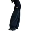Pantalones de Pierna Ancha a Rayas Retro Relajados Estilo Coreano Ootd Pantalones Casuales Sueltos para Pareja Cleanfit