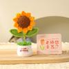 Regalo para el Día del Maestro Bouquet de Flores de Lirio del Valle Tejido Hecho a Mano DIY Modelo Nuevo 2026 Regalo de Jardín de Infancia para Maestros al Inicio del Ciclo Escolar