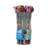 CIS Fantasia Abracadinhos HB Black Pencils with Fun Erasers - Jar of 24