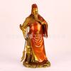 Venta al por mayor de latón Wu Sheng Guan Gong decoración Wu Dios de la Riqueza Guan Gong estatua de cobre casa entrada empresa china abrió
