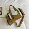 Bolsa de Mão Shuai Mijia estilo coreano de alta moda com blocos de cor para mulheres, nova bolsa transversal casual de outono de 2026, bolsa de ombro para o dia a dia