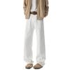 Pantalones Blancos Scimitar de Caída Suelta 2025 Nuevos para Hombre de Verano Rectos Holgados Americanos de Corte Limpio Retro