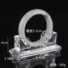 Suporte de Exibição Transparente de Acrílico para Pulseiras, Joias, Pulseiras de Jade, Acessórios de Cristal e Contas de Oração Budistas