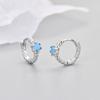 Europeu e Americano Transfronteiriço Zircon 2024 Raise Niche Design Sense Ear Buckle Thread Zircon Round Earrings Brinco Brinco Simples Jóias