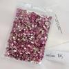 Diamante de Cristal con Forma Especial Plana Rosa Cerezo Paquete de 1440 Mini Tamaño Grande Pequeño Ojo de Caballo Amor Joyería Diamante para Uñas
