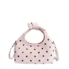Bolso de mano coreano de nicho con lunares, una opción moderna y lujosa para mujeres, versátil para el uso diario, adecuado como bolso de mano, bolso de hombro o bolso cruzado