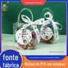 Bolsa Tote de Aniversário para Crianças de Jardim de Infância Sacola Plástica Sacola de Lembrancinha de Festa Bolsa de Mão Estilo Portátil
