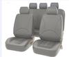 Amazon Russo México Conjunto de Capas de Assento de Carro de Couro PU de 9 Peças Comércio Exterior Couro Perfurado Universal para Carros de 5 Lugares