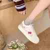 Sapatos de Lona Femininos para Outono e Inverno, Novos Mocassins Casuais Versáteis Originais de Nicho Vermelhos
