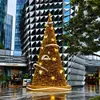 3- 50m Marco grande Árbol de Navidad hecho a medida Decoración exterior para centros comerciales navideños Iluminación de proyecto para check-ins en redes sociales