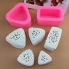 Molde de Silicona Creativo con Forma de Dibujo Animado, Rebanadas Crujientes de Arroz Granulado, Molde para Chocolate, Herramienta para Hornear Fondant