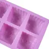 Molde de Silicona para Muñeca de Yeso Bob Esponja de 6 Piezas Molde para Jabón Hecho a Mano Molde de Silicona para Pastel Molde para Arcilla
