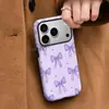 Venda Quente no Exterior Tela Cheia Laço Roxo Compatível com Apple 18pro Capa de Celular 2 em 1 Protetor de Tela 17