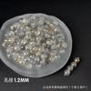 Cuentas de vidrio dorado jade de hielo permeable al hielo diy material al por mayor para pulsera hecha a mano con hilo