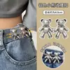 Broche de Perla Antirreflejos Sentido Avanzado Nicho Hebilla de Cintura para Pantalones de Mujer Artefacto para la Cintura Pin de Accesorios Fijos para Ropa