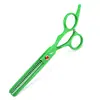 Tijeras de Peluquería Nepson Color Pintado de 6.0 pulgadas, Tijeras para Cortar el Cabello, Tijeras Rectas, Tijeras Entresacadoras, 03-3