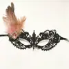 Máscara de pena de flor acessório de fantasia de baile de máscaras festa noturna máscara misteriosa de meia-face máscara para os olhos maquiagem máscara noturna