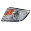 Ensamblaje de intermitente Haibao luz de coche con toldo totalmente cerrado faro de vehículo de cuatro ruedas faro delantero triciclo eléctrico