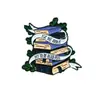 Broche Combinado Colorido Série de Letras Inglesas Desenho Animado Personalidade Geométrica Redondo Distintivo Acessório Esmalte Liga Metálica Medalha